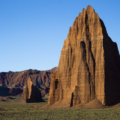 Camp and see the Temple of the Sun in Cathedral Valley