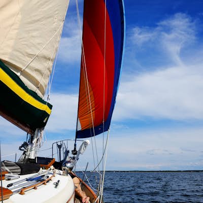 Sail in the Bay of Shediac, New Brunswick