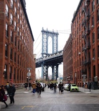 Photograph Manhattan Bridge from Washington Street NYC