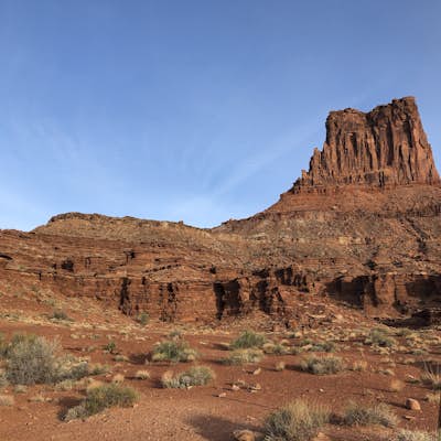 Camp along the White Rim Road in Canyonlands NP