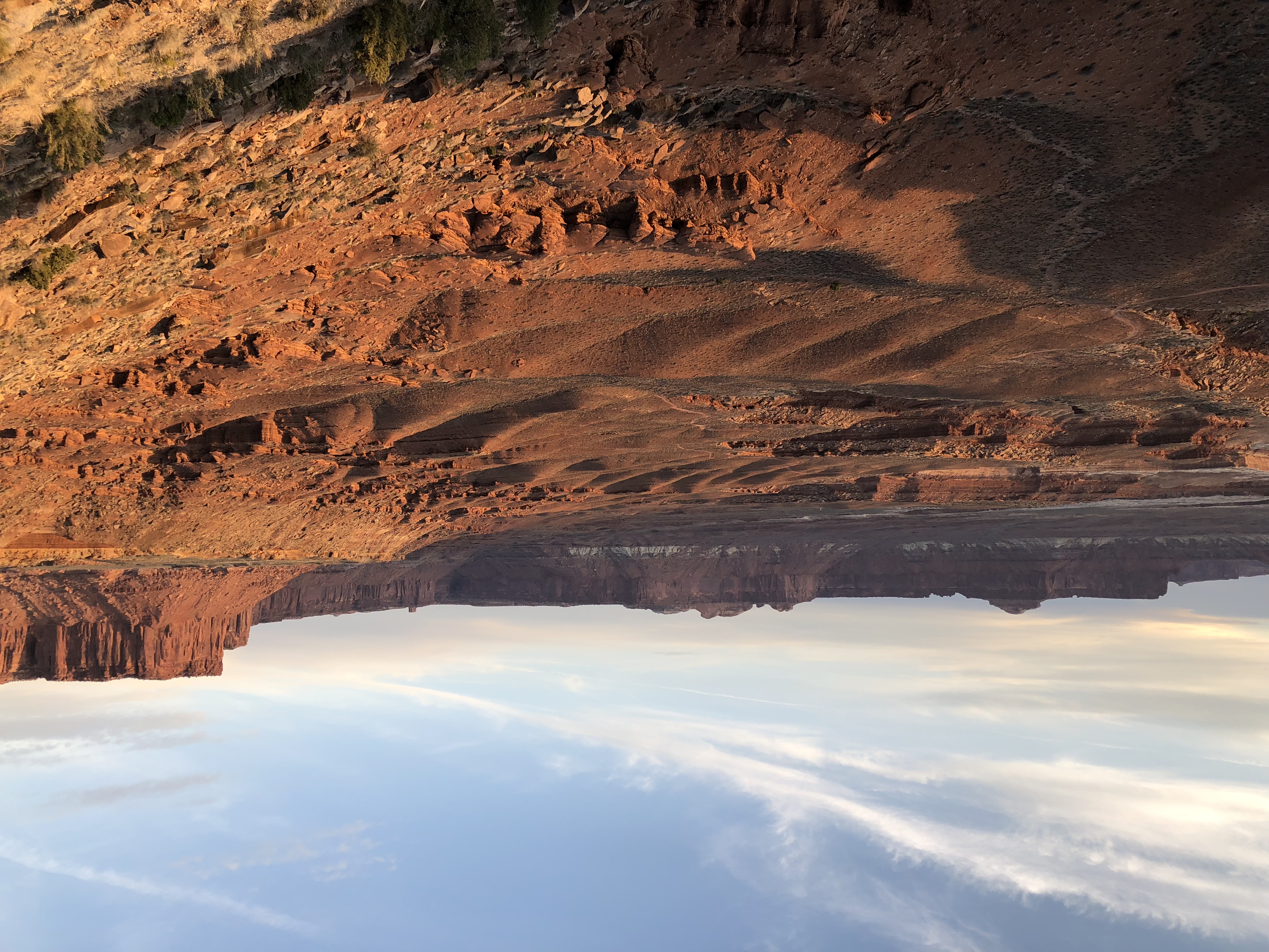 Camp along the White Rim Road in Canyonlands NP