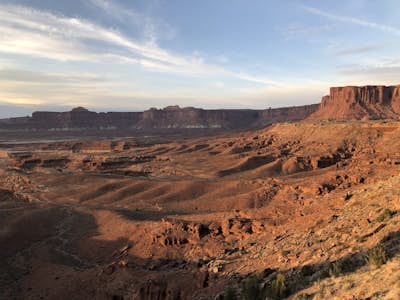 Camp along the White Rim Road in Canyonlands NP