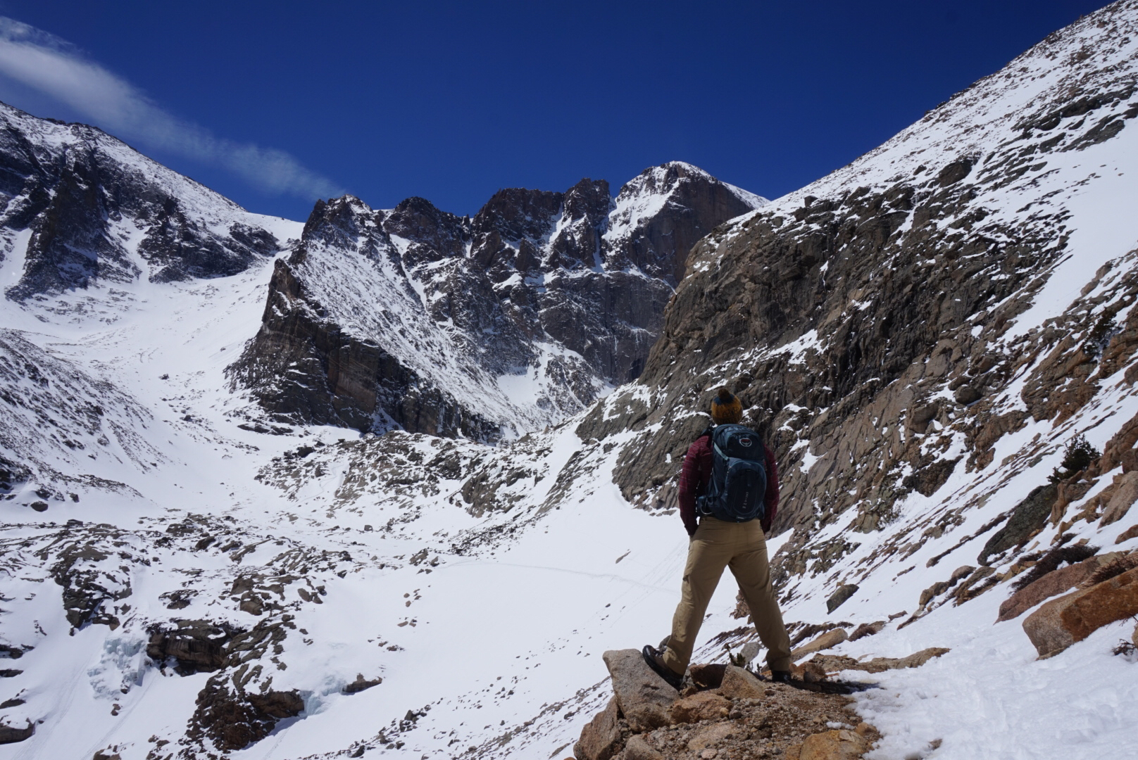 Chasm Lake via Longs Peak Trailhead