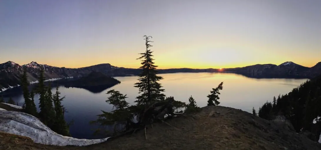 Watch the Sunrise at Crater Lake