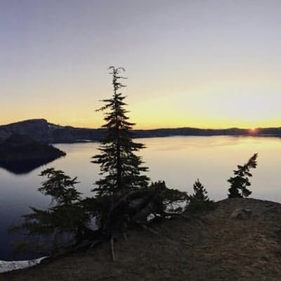 Watch the Sunrise at Crater Lake