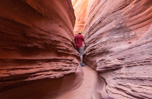 Squeezing through the Slot Canyons of Grand Staircase-Escalante National Monument