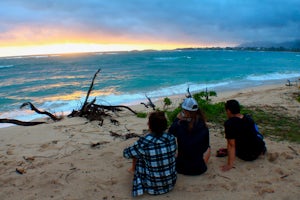 Camp at Malaekahana State Recreation Area