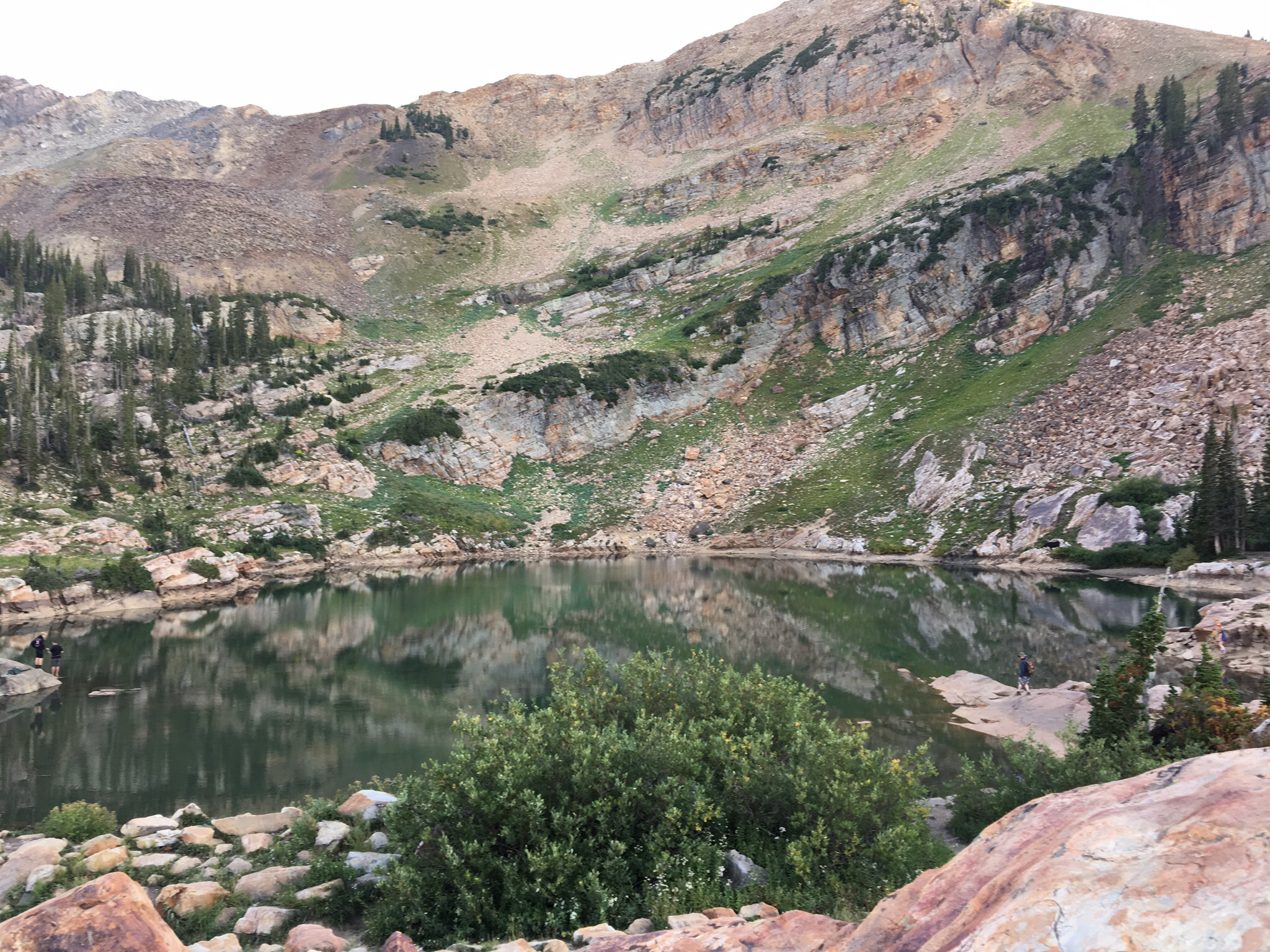 Cecret Lake from Albion Basin