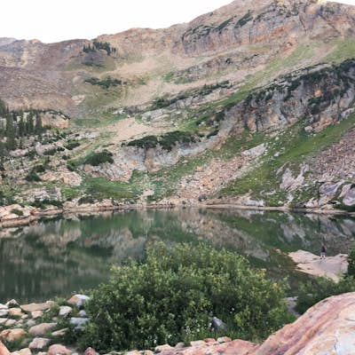 Cecret Lake from Albion Basin
