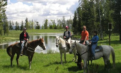 Horseback trail ride-Harriman State Park