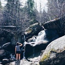 Hike Crystal Falls Trail to Crystal Creek Reservoir