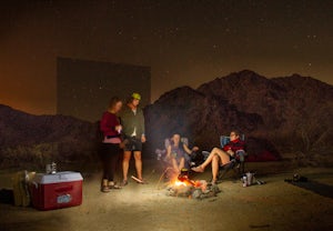 Camp in Sonora Desert National Monument