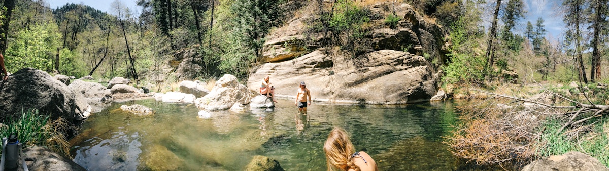 Swim in Oak Creek Canyon, Oak Creek Canyon