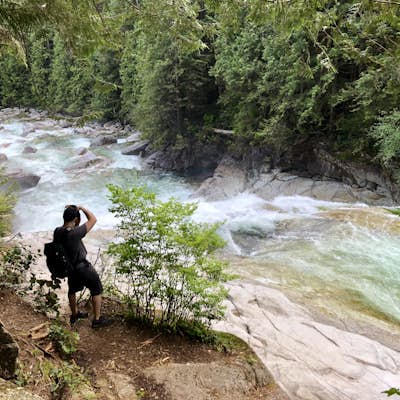 Hike to Lower Falls in Golden Ears Provincial Park