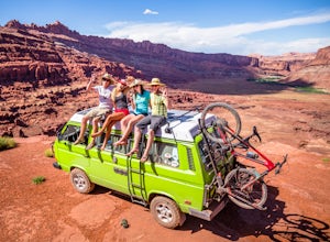 Desert Canyons by Two Wheels and Four: Vanlife and Mountain Biking in Moab