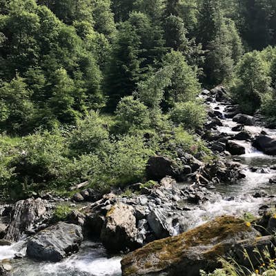 Hike to Sintersbacher Waterfall