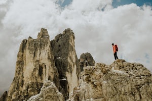 Hike to Rifugio Auronzo & The Three Peaks in the Dolomites