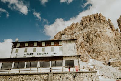 Hike to Rifugio Auronzo & The Three Peaks in the Dolomites