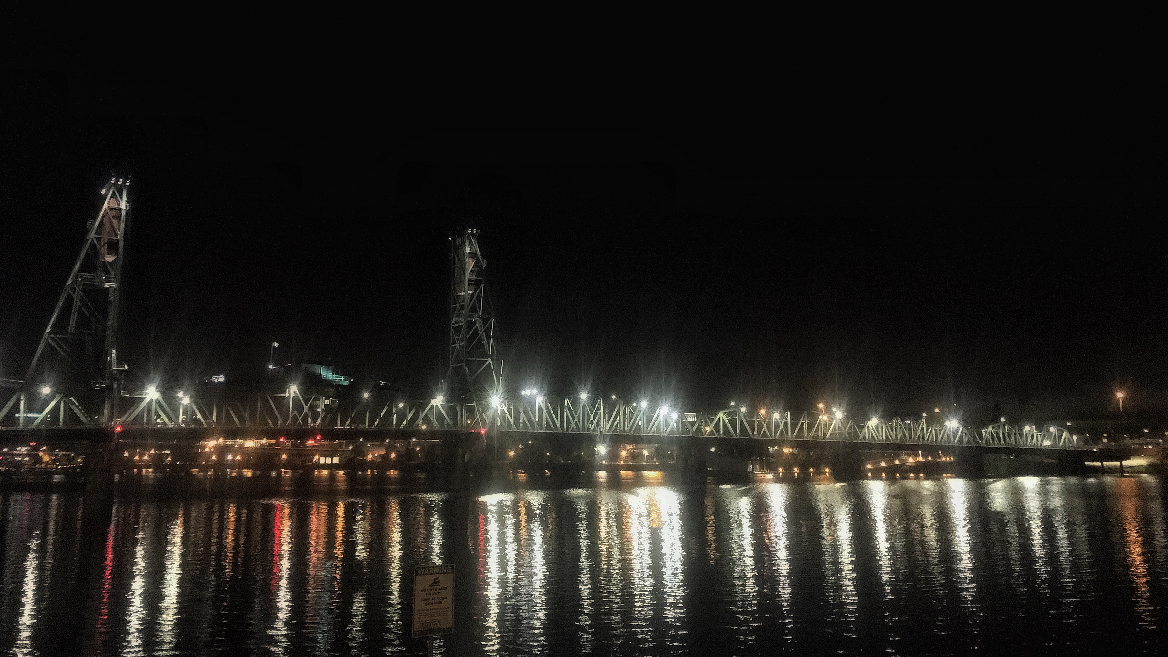 Night Photography at the OMSI Dock