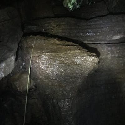 Cave Kennamer preserve via the upper pit