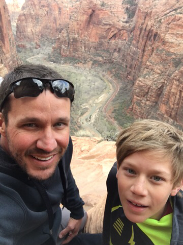 Hike Angels Landing at Night