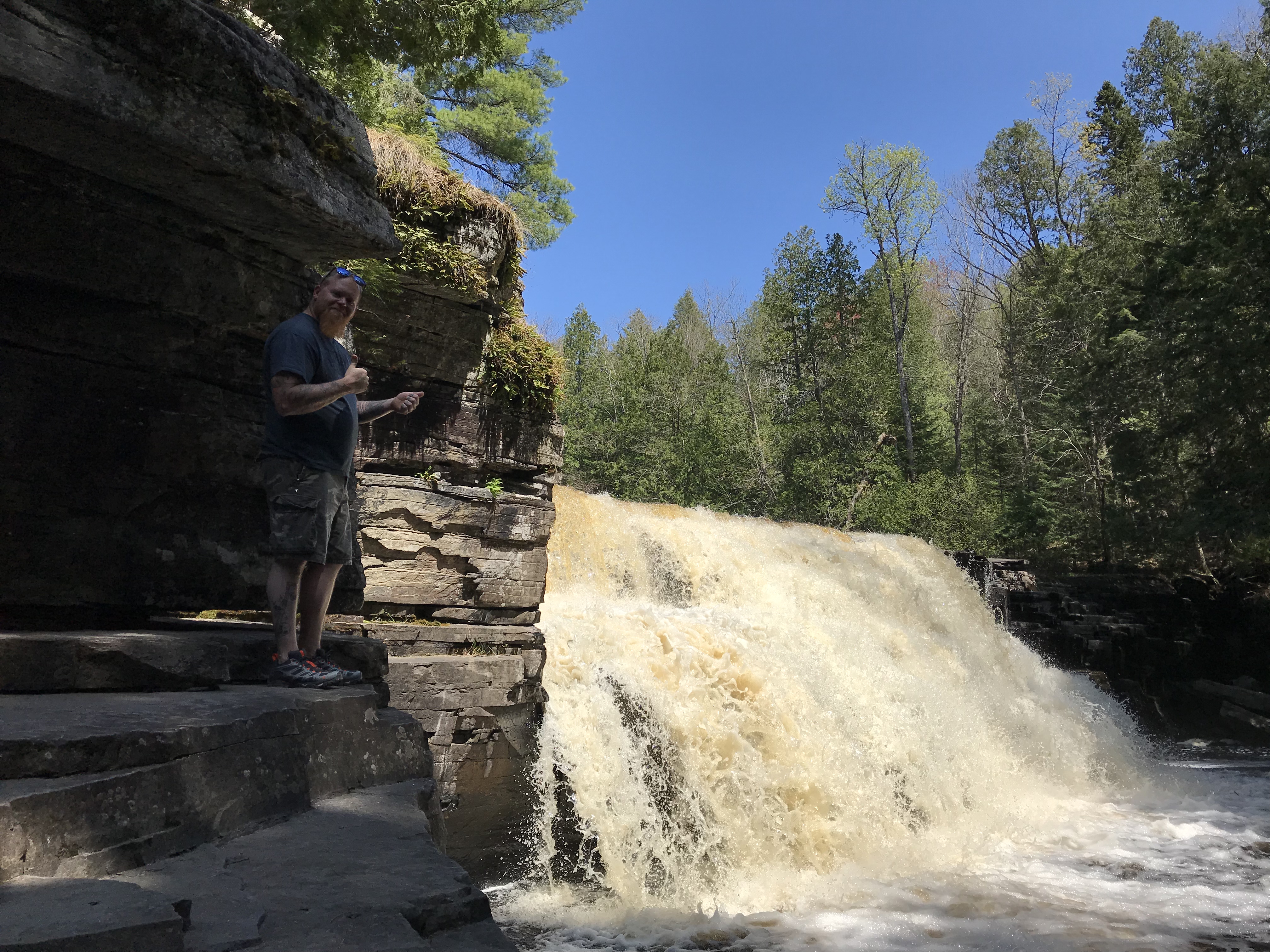 Hike the Canyon Falls Gorge and Jump into Canyon Falls