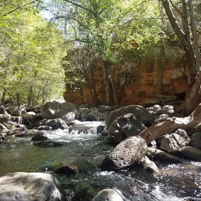 Hike to the Crack at Wet Beaver Creek