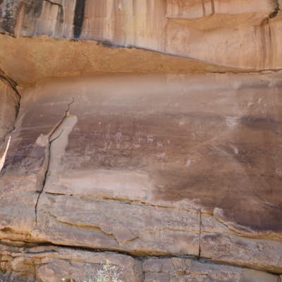 Photograph Sego Canyon Indian Rock Art
