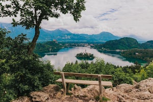 Lake Bled Bench (Ojstrica)