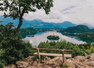 Hike up to the Lake Bled Bench