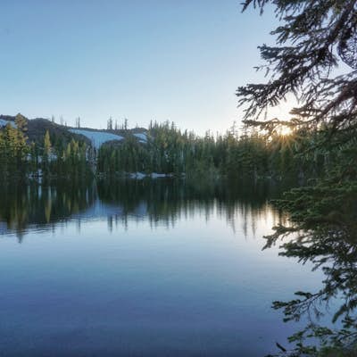 Matthieu Lakes via Lava Camp Lake Trail