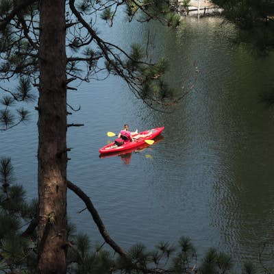 Kayak or Canoe through Mirror Lake