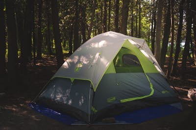 Camp in Peninsula State Park