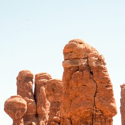 Climb Owl Rock in Arches National Park