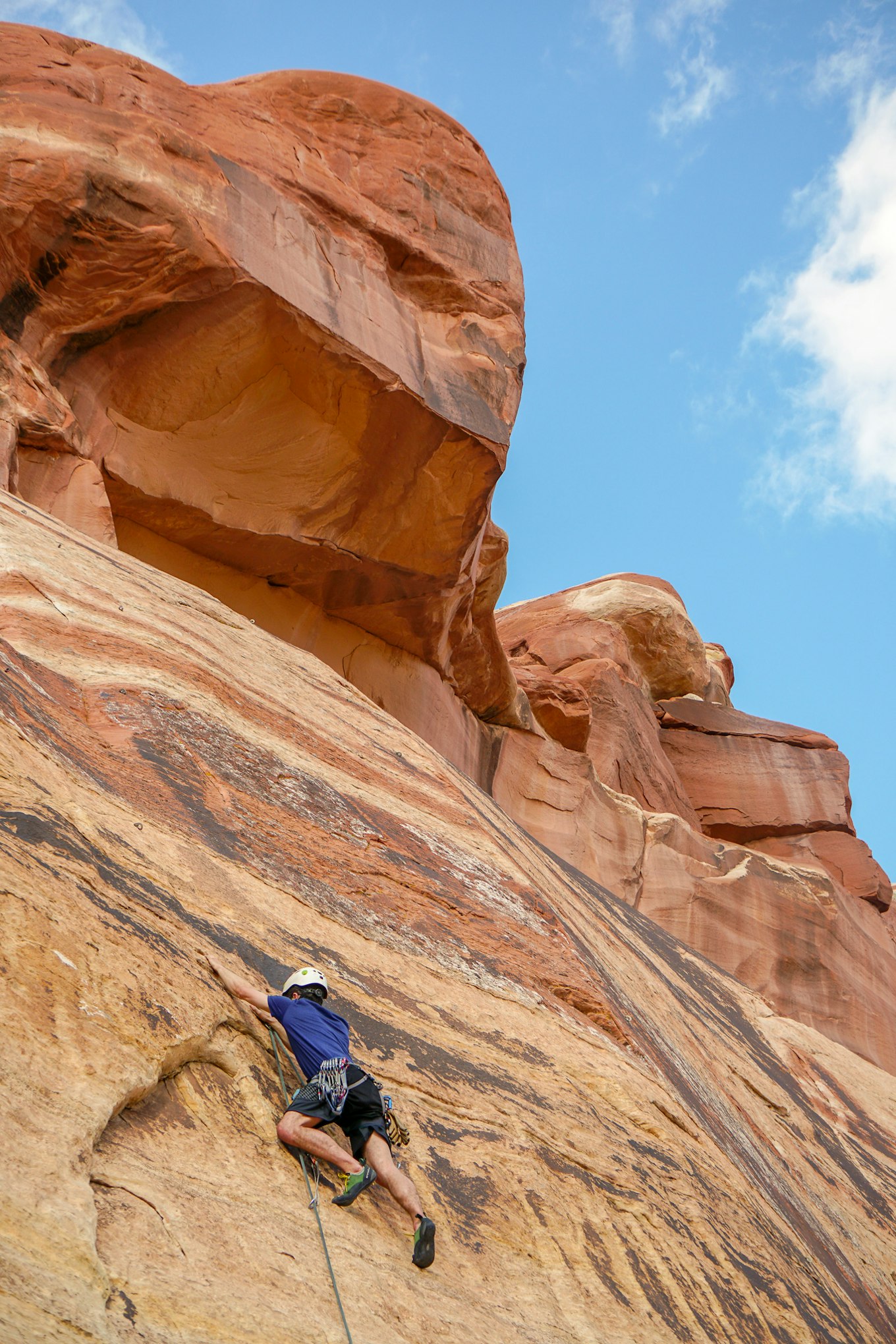 Rock Climbing Adventure Couple in Moab, Utah