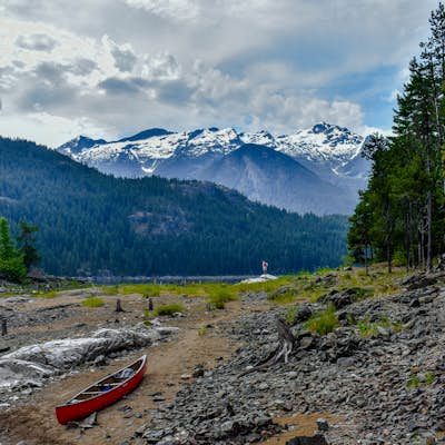 Kayak Ross Lake to Cougar Island and Rainbow Point