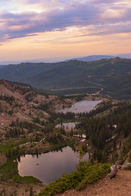 Lake Catherine and Sunset Peak