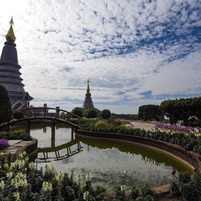 Photograph the Royal Twin Pagodas