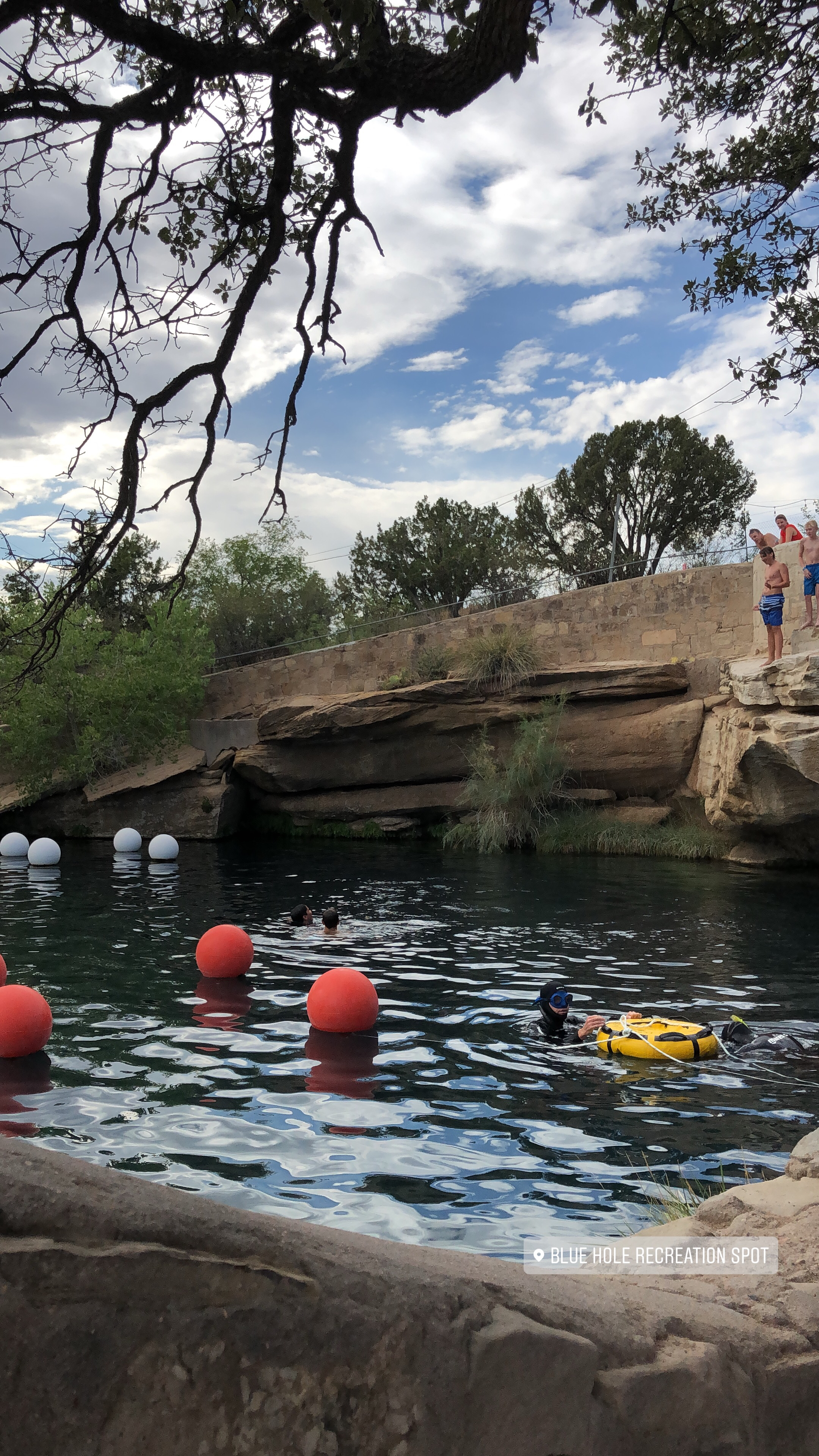 The Blue Hole in Santa Rosa