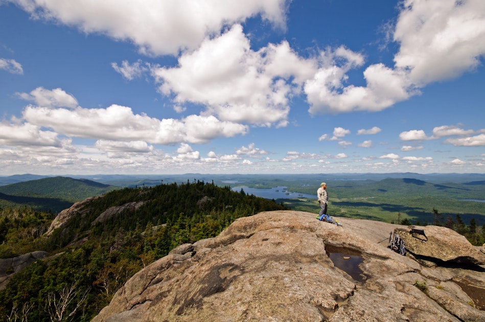 Hike to the Summit of Ampersand Mountain, Lake Clear, New York