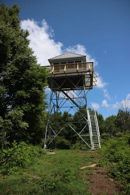 Camp at Rich Mountain Fire Tower