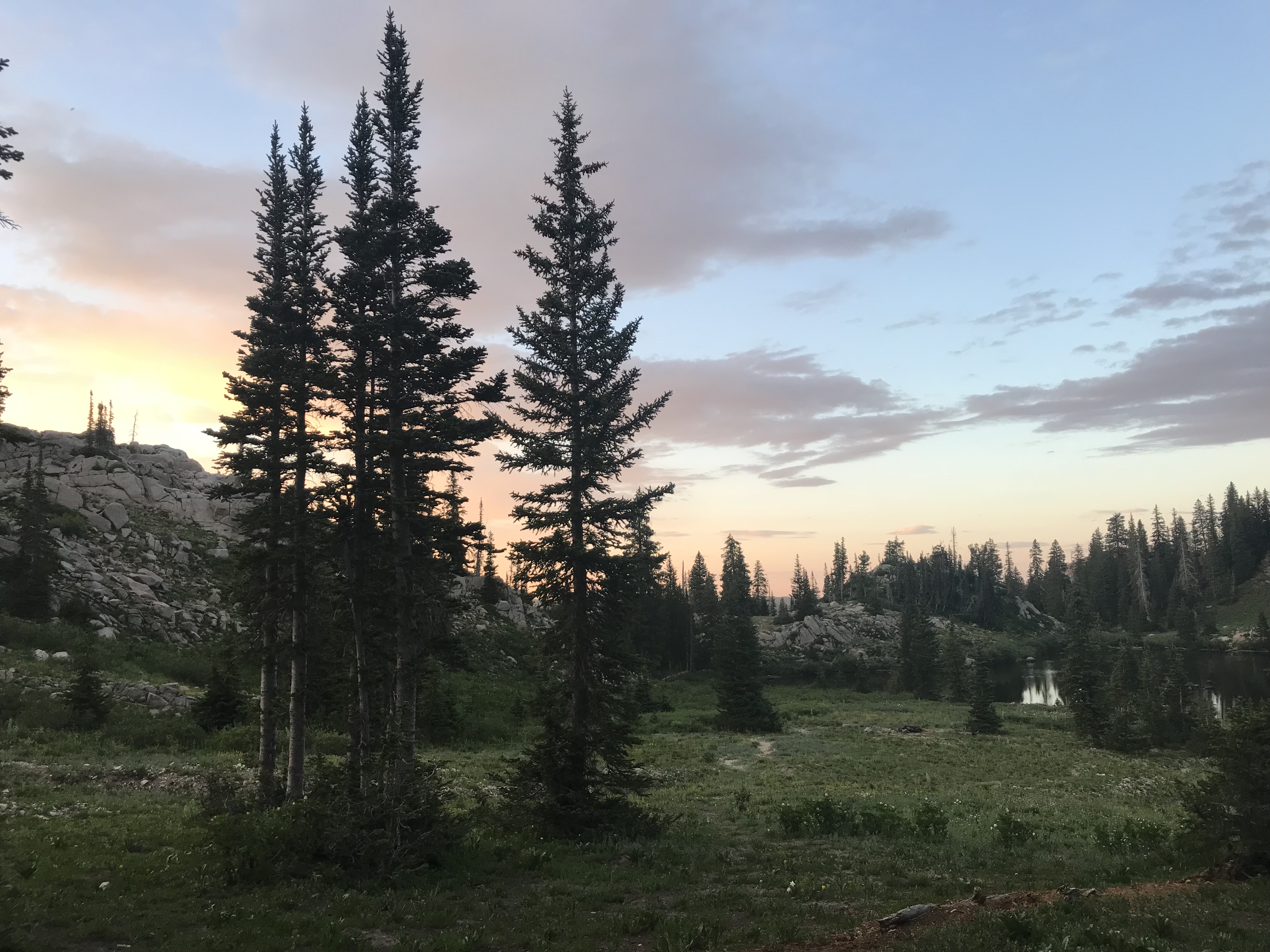 Lake Catherine and Sunset Peak