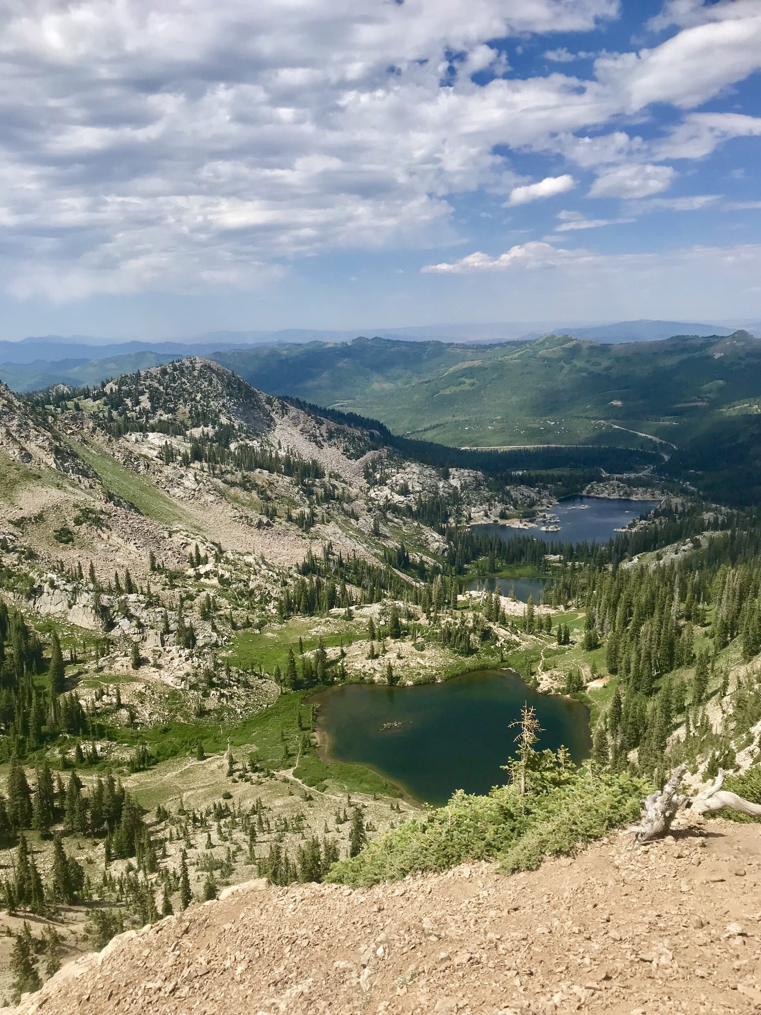 Lake Catherine and Sunset Peak