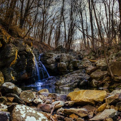 Explore Kugler Woods Waterfall