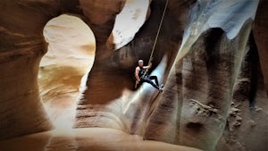 Canyoneering Pine Creek Canyon, Zion