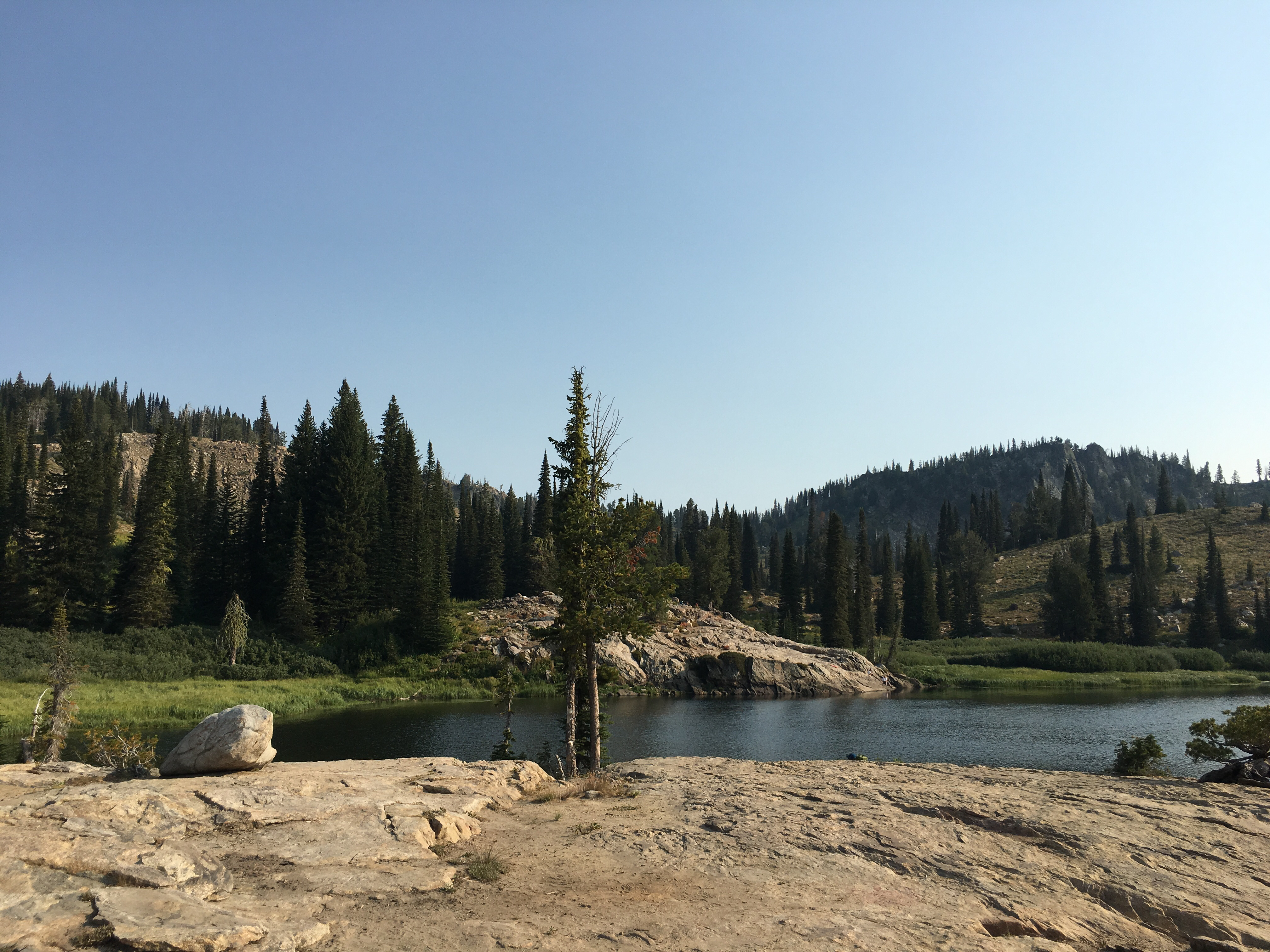 Camp at Blue Lake