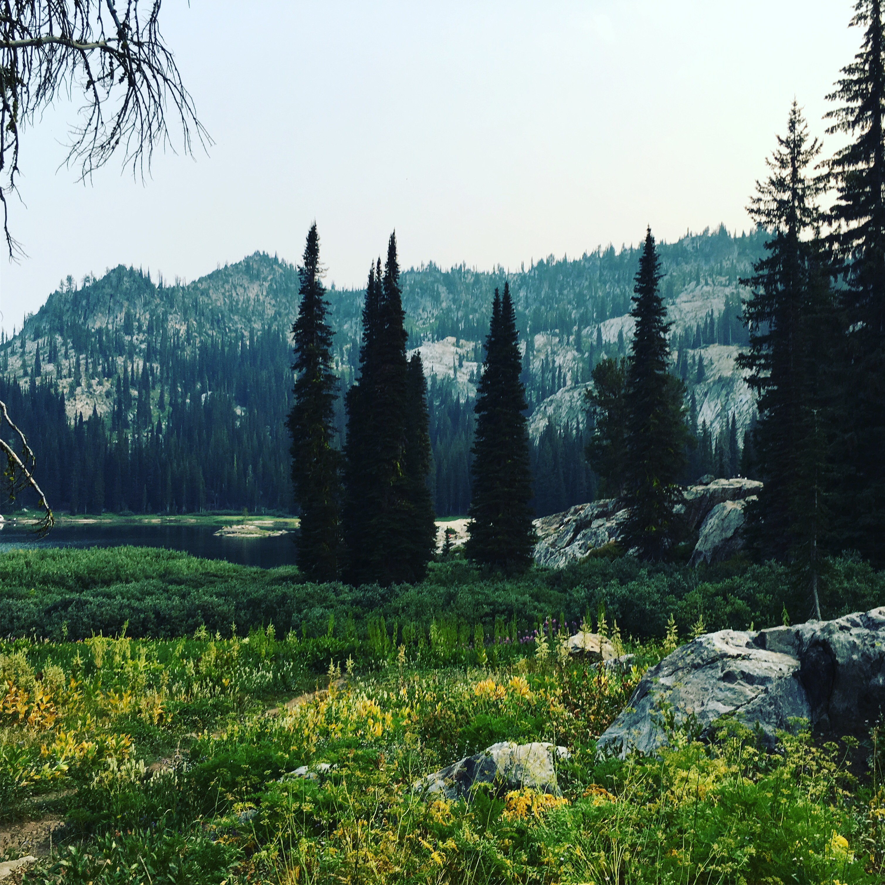 Camp at Blue Lake