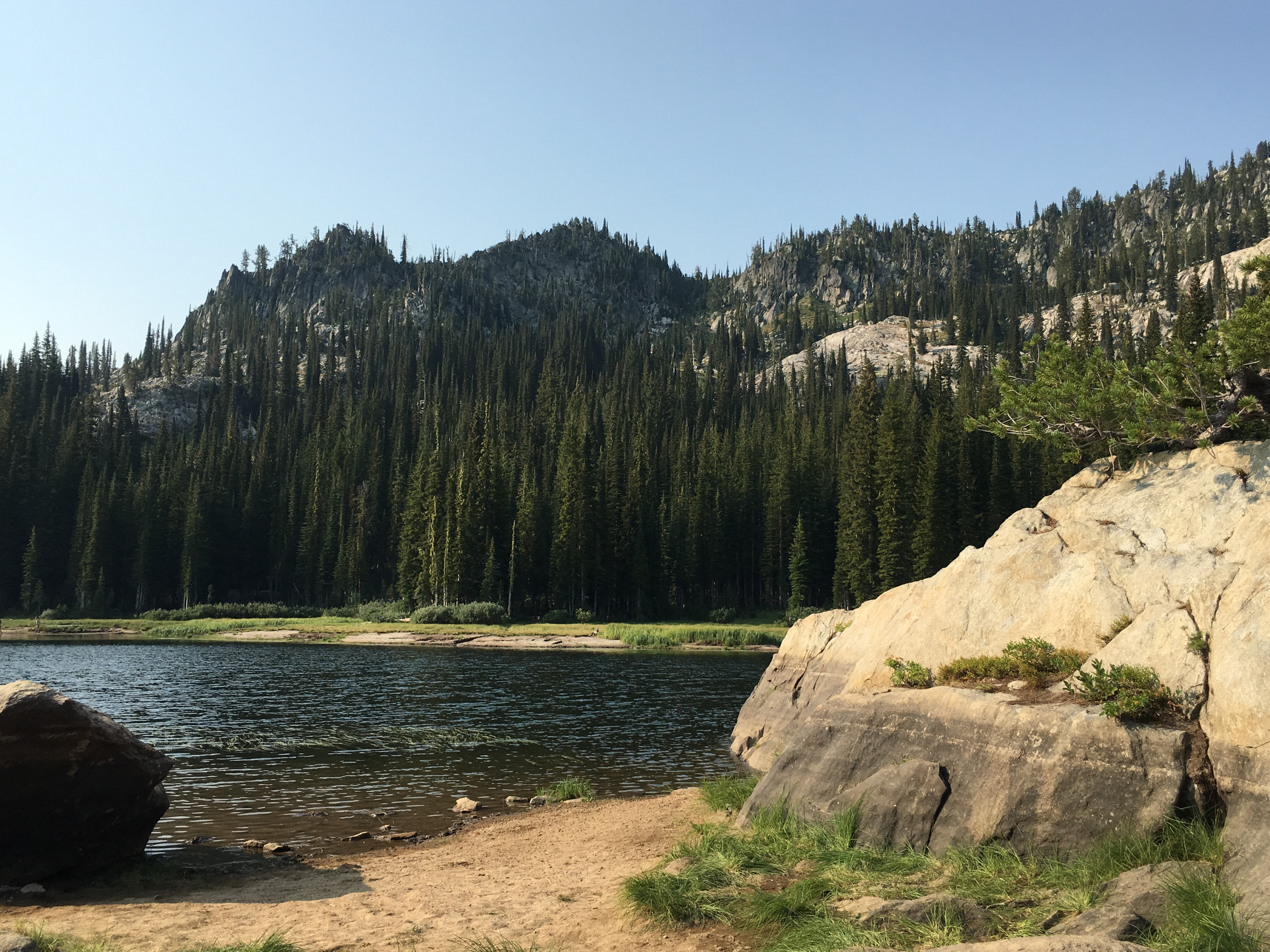 Camp at Blue Lake