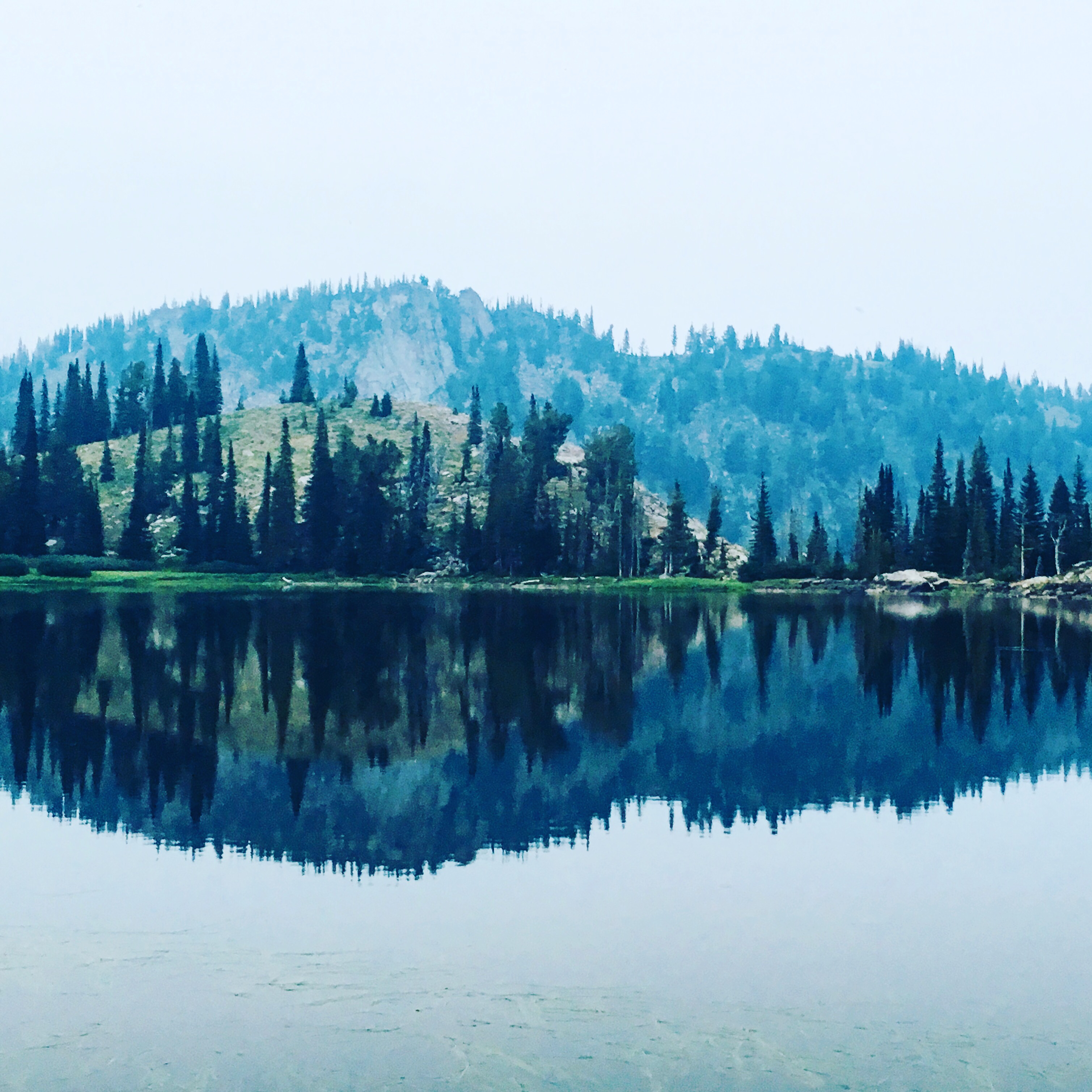 Camp at Blue Lake