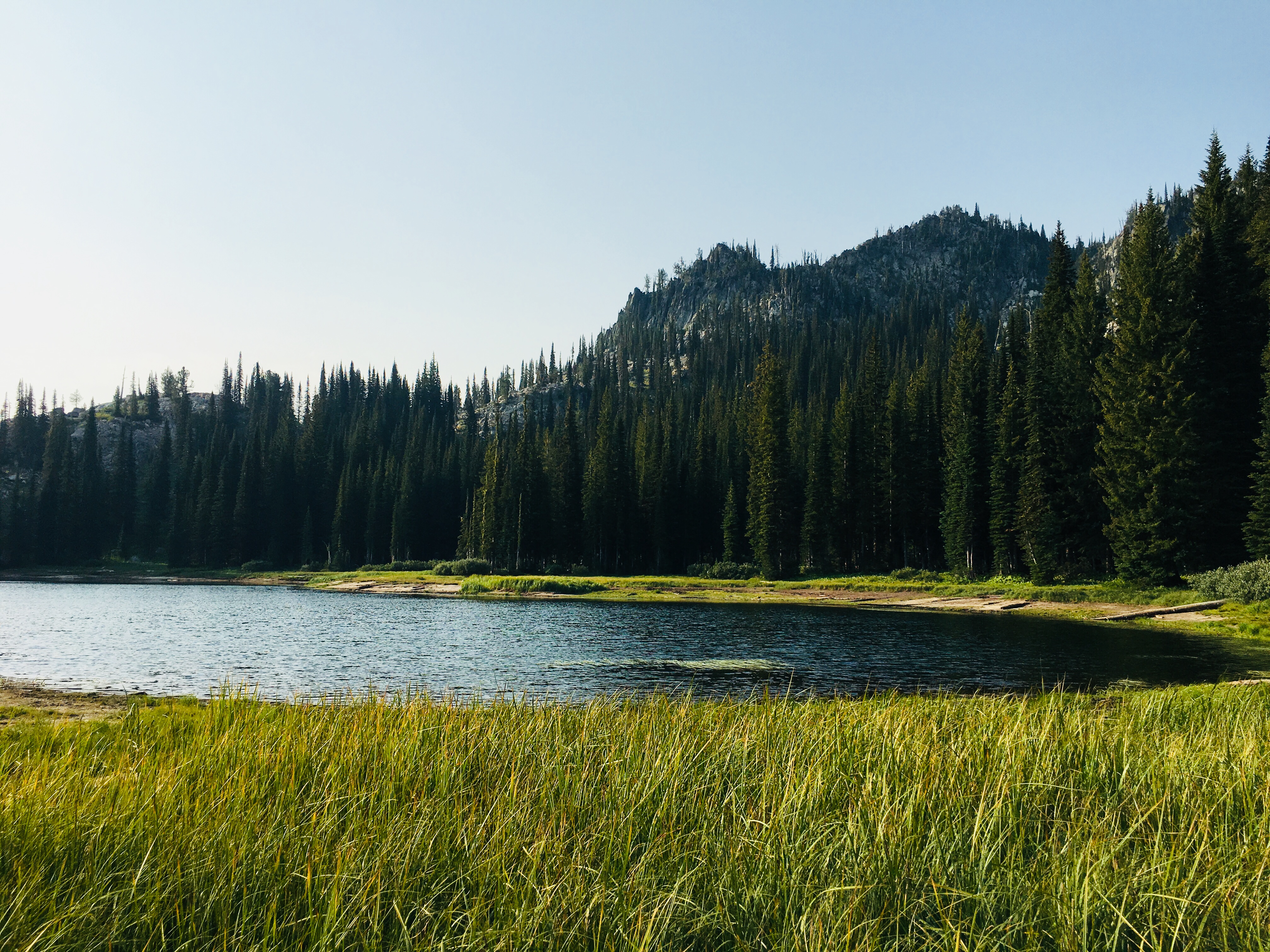Camp at Blue Lake